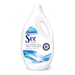 See Wash laundry gel for whites packaging