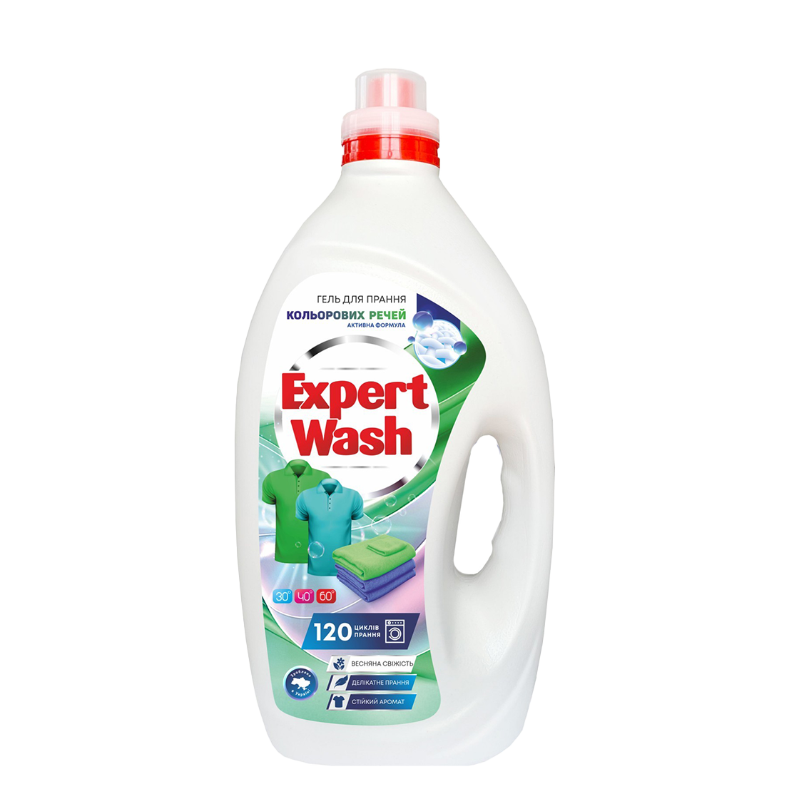 Expert Wash perfumed laundry gel Floral Freshness packaging