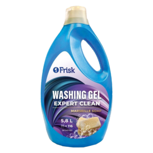 Frisk universal laundry gel Marseille Soap Expert Clean packaging