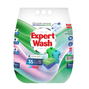 Expert Wash colour laundry powder Spring Freshness packaging