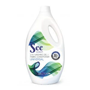 See Wash universal laundry gel packaging