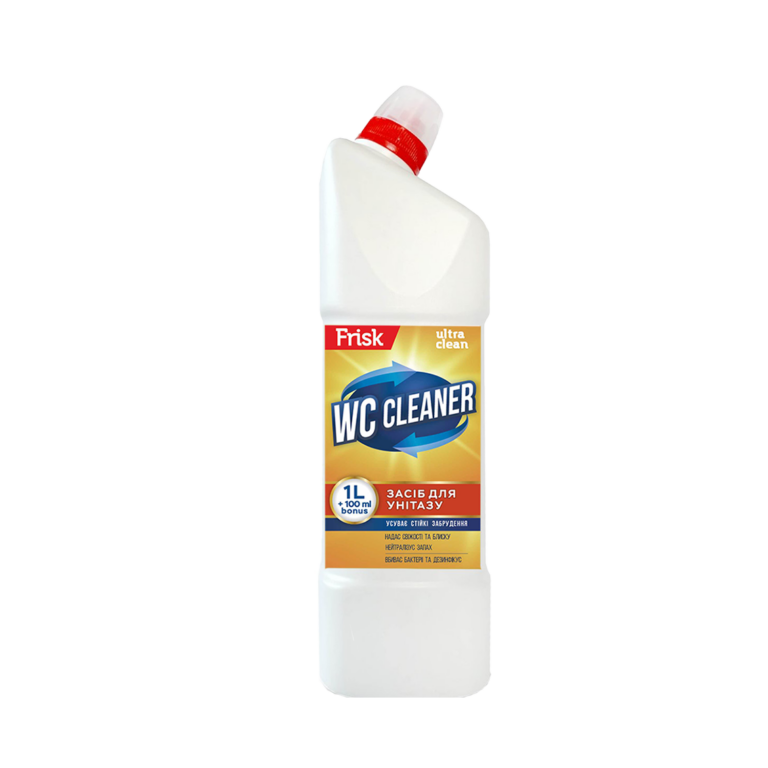 Detergent WC Frisk Ultra Clean, 1.1L – Soluție Intensivă