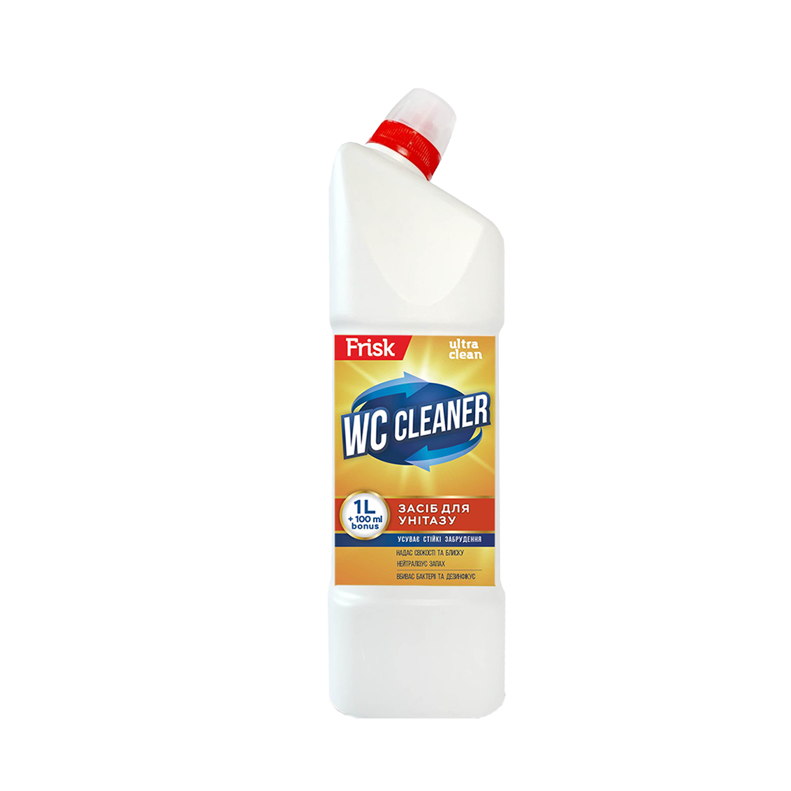 Detergent WC Frisk Ultra Clean, 1.1L – Soluție Intensivă