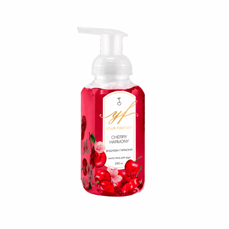 Hand Foam Soap “Cherry Harmony” 240ml – “Your Fantasy” Brand