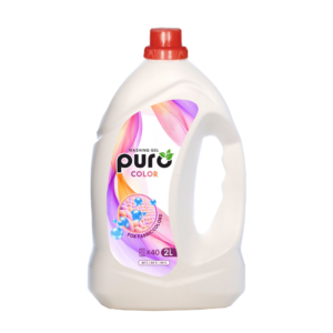 Wholesale 2L bottle of Puro Color washing gel - bulk color liquid laundry detergent direct from manufacturer