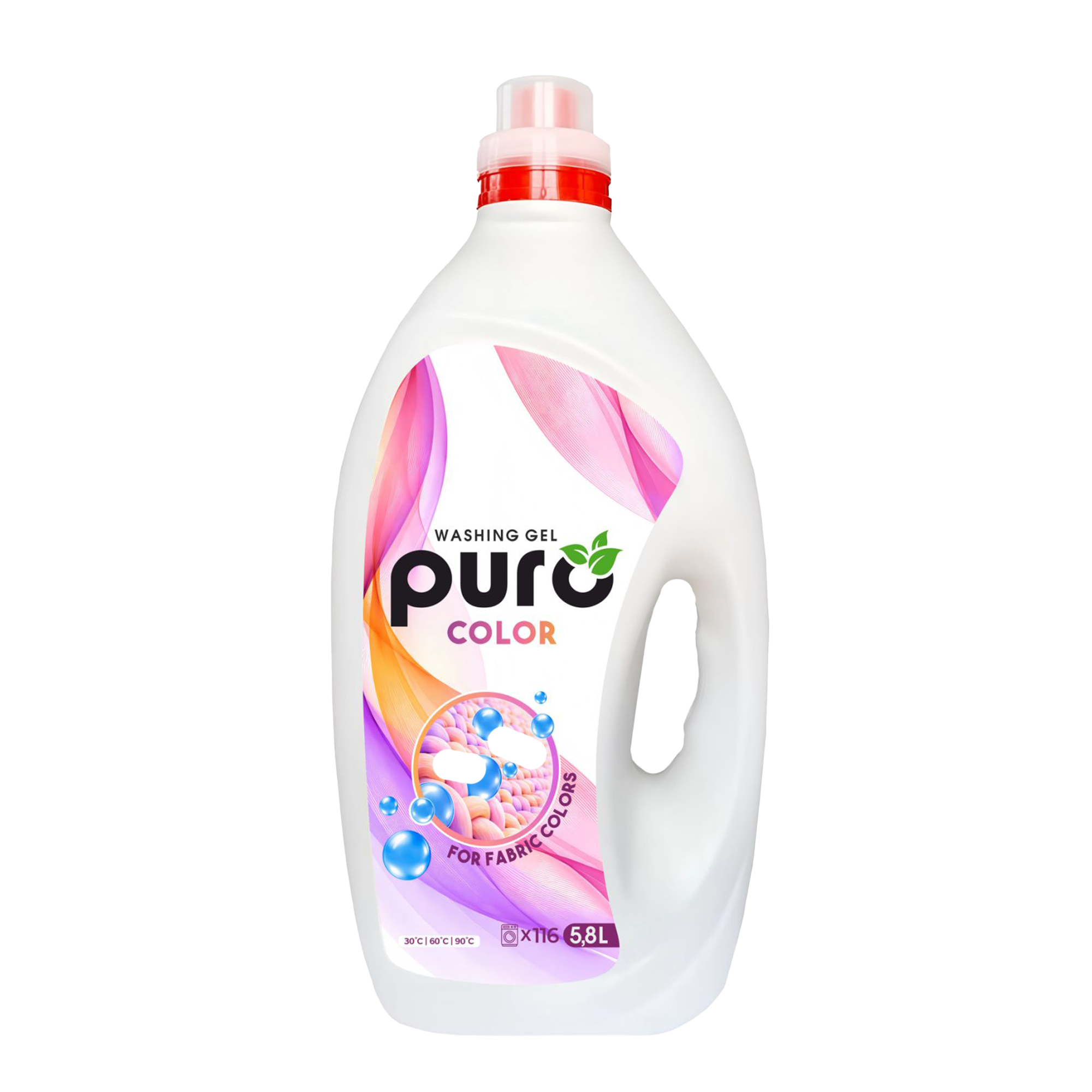 Внос на перилни препарати гел за цветно пране PURO 5.8L
