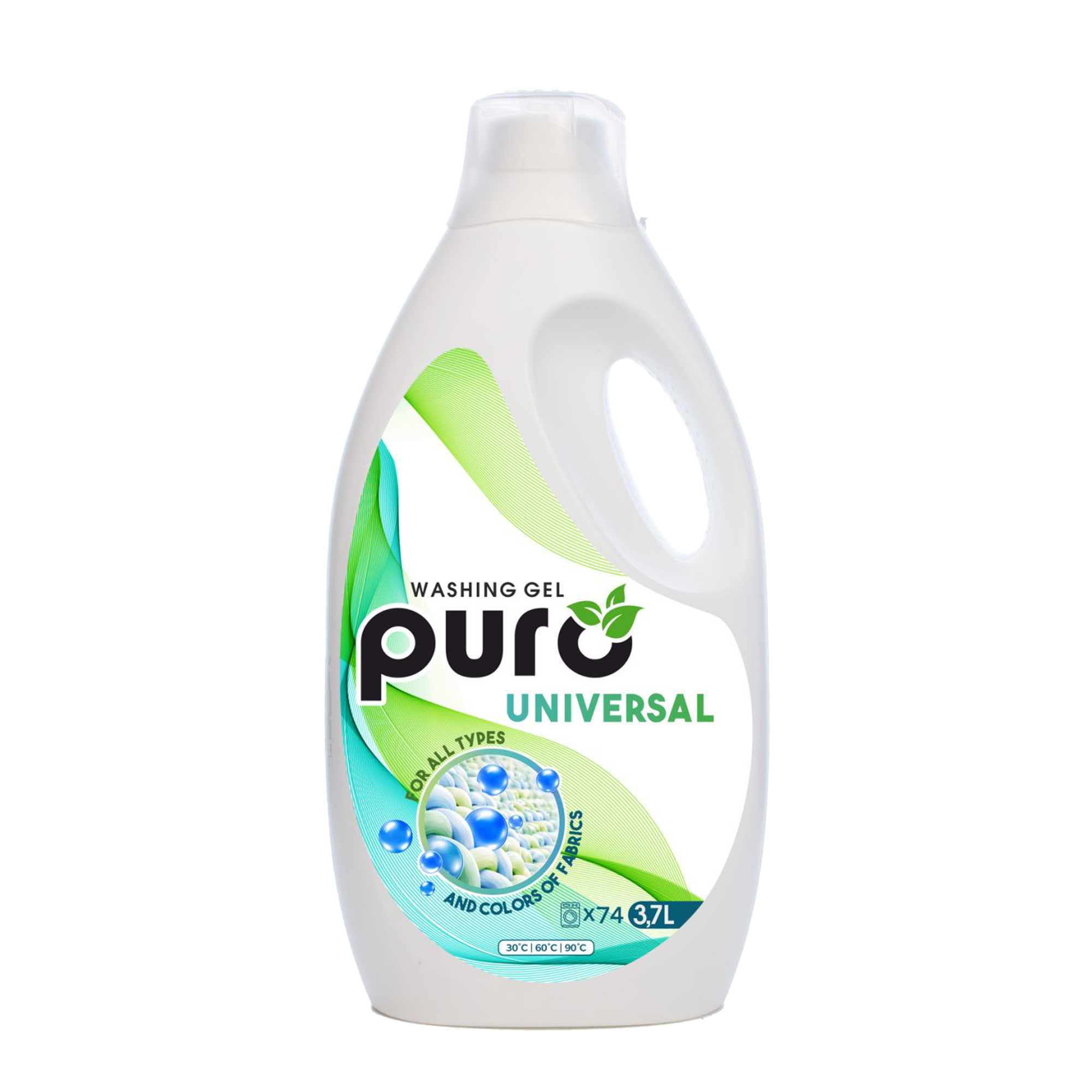 Вносител на битова химия универсален гел PURO 3.7L на едро